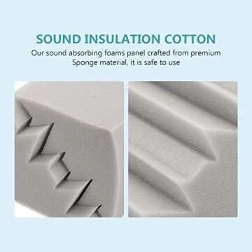 ERINGOGO Acoustic Foam Bass Traps for Improved Sound Quality