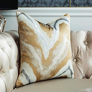 Gold Decorative Throw Pillow Covers for Stylish Home Decor