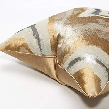 Gold Decorative Throw Pillow Covers for Stylish Home Decor