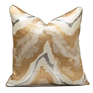 Gold Decorative Throw Pillow Covers for Stylish Home Decor