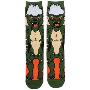 Bioworld Gremlins 360-Degree Graphic Print Crew Socks
