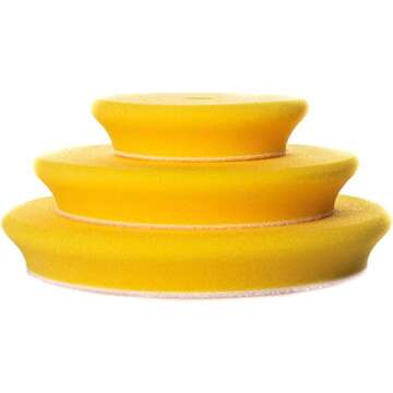 RUPES D-A Fine High Performance Fine Polishing Foam Pad 2-Pack, Perfect for Car Detailing