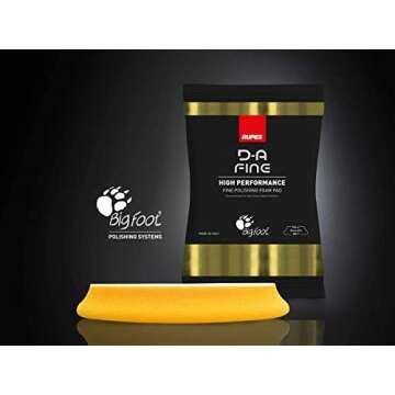 RUPES D-A Fine Polishing Foam Pads - 4" Face, 2-Pack