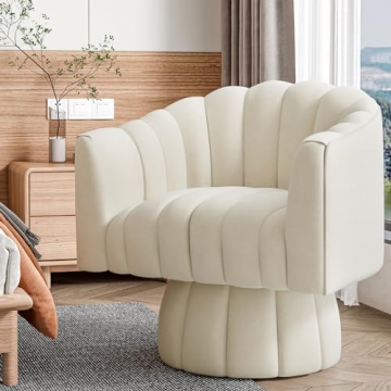 Luxurious Velvet Swivel Accent Chair for Any Home