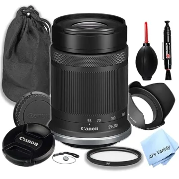 Canon RF-S 55-210mm Lens with Filter & Accessories