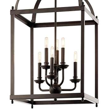Bailey Street Home Traditional Cage Chandelier 6 Light