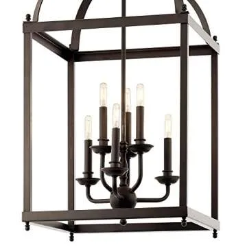 Bailey Street Home Traditional Cage Chandelier 6 Light