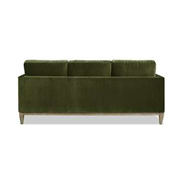 Modern Farmhouse Sofa - Abigail 84" Olive Green Velvet