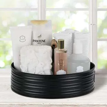 Autumn Alley Rustic Farmhouse Bath Caddy for Shower – Toiletries Countertop Organizer for Bathroom...