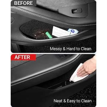 BASENOR 2025 Upgrade Door Side Storage Box for Tesla Model Y - Best Accessory for Smart Organization