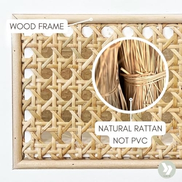 Nordic Mill Rattan Wall Shelf - Unique Nursery Organizing Solution