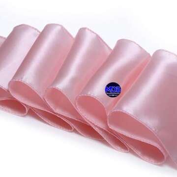 Elegant MDS Satin Chair Sashes - Perfect for Events