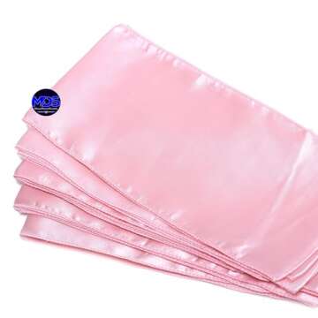 Elegant MDS Satin Chair Sashes - Perfect for Events