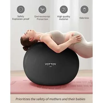 YOTTOY Exercise Ball for Fitness, Yoga & Pregnancy Support