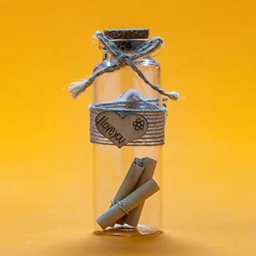 50 Mini Glass Bottles with Cork Stoppers for Crafts