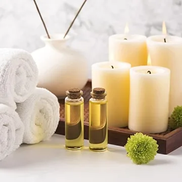 50 Mini Glass Bottles with Cork Stoppers for Crafts