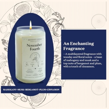 Scorpio Zodiac Candle - Bergamot and Mahogany Scented Gift