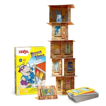 HABA Rhino Hero Card Game - Fun for All Ages 5 & Up