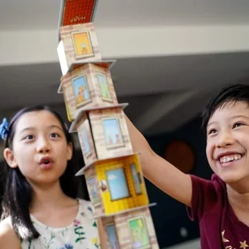 HABA Rhino Hero Card Game - Fun for All Ages 5 & Up