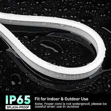 GZBtech RGB LED Neon Rope Lights 16.4FT/5M, AC 110-120V Waterproof Color Changing LED Rope with Remote Controller, Dimmable Multi Color Neon Rope Lighting for Indoor Outdoor Commercial Use