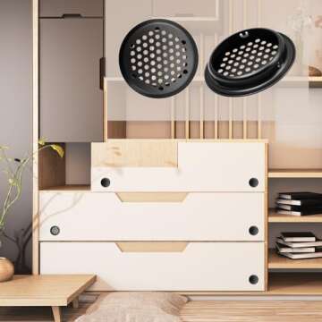 Antrader Stainless Steel Round Air Vents - 3 Pack 2 Inch