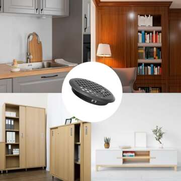 Antrader Stainless Steel Round Air Vents - 3 Pack 2 Inch