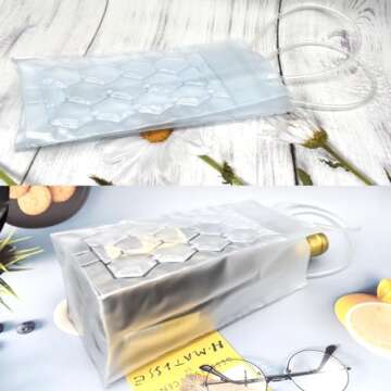 Wine Cooler Bag, Ice Bag for Wine Beer Bottle (2 Pack) Instant Cooling and Keeps Your Drink Cold Keep Cool and Chill Champagne Wine