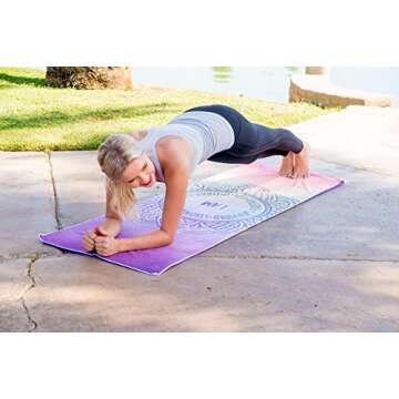 Premium Non-Slip Yoga Mat Towel - Ultra Soft & Absorbent