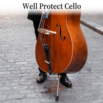 Cello Endpin Stoppers - 4 Pcs Anti-Slip Black Plug