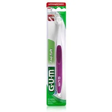 GUM End Tuft Toothbrush - Perfect for Cleaning Wisdom Teeth and Implants