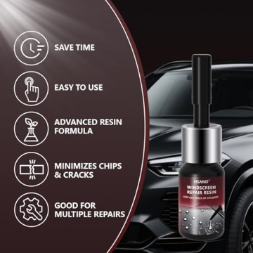 HSAND Windshield Repair Kit - 5 Minute, Long-Lasting, DIY Glass Repair Solution