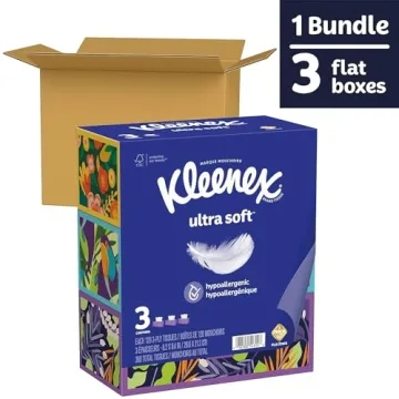 Kleenex Ultra Soft Facial Tissues - 330 Total Tissues (Pack of 3)