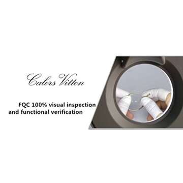 Calors Vitton 4 Pairs Surgical Stainless Steel Round Hoop Earrings Set for Women 30-60MM Gold