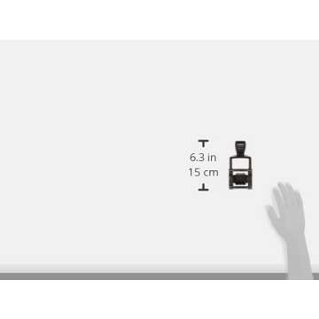 Trodat 5030 Professional 4.0 Date Only Stamp, Self Inking, Impression Size 1-5/8” x 3/8” (Black)