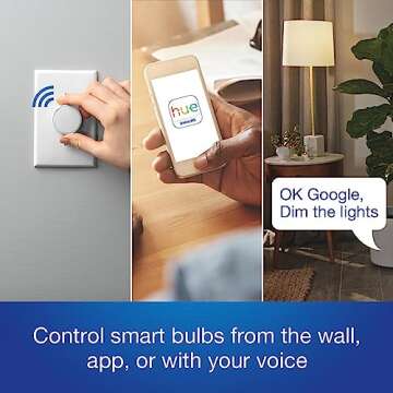 Lutron Aurora Smart Bulb Dimmer Switch for Philips Hue