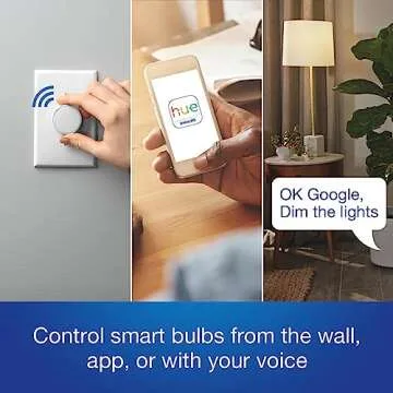 Lutron Aurora Smart Bulb Dimmer Switch for Philips Hue