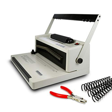 Coilbind S20A Coil Punch & Binding Machine - with Electric Coil Inserter - Professionally Bind Prese...