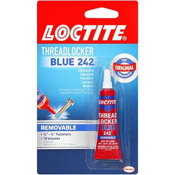 Loctite Heavy Duty Threadlocker Blue 242, 2 Pack for Secure Fastening