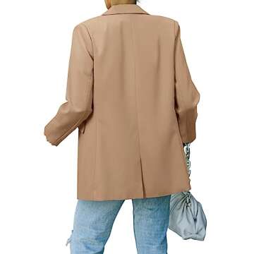 Stylish CRAZY GRID Women Casual Business Blazer