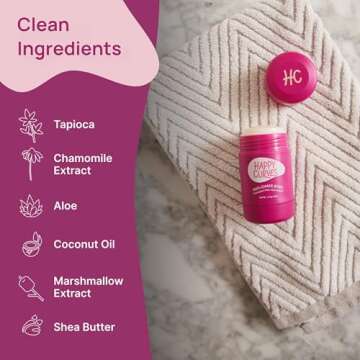 HAPPY CURVES Anti-Chafe Stick - Chafing and Friction Defense for Women, Ideal for Thighs, Underarms and More - Thigh Rub Protector and Chafing Balm, Perfect for Active, Non-Active Women (2 Pack)