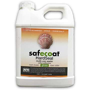 AFM Safecoat Hard Seal - 32 Ounce Non-Toxic Multi-Use Sealant with Gloss Finish