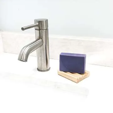 2 Pack Soap Dish, Draining Dish for Our Shampoo Bars & Conditioner Bars, 100% Natural Poplar Wood, No Chemical Varnish, Lacquer or Stain is Used, Handmade in The USA (Regular)