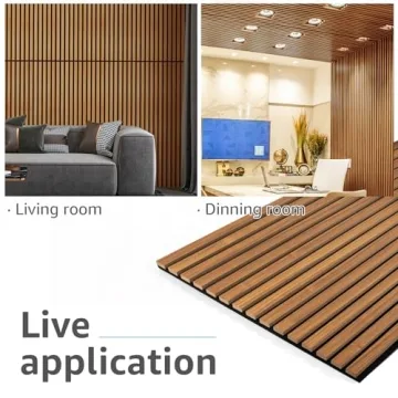 Art3d Wood Slat Acoustic Panels - Stylish Sound Absorption