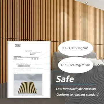 Art3d Wood Slat Acoustic Panels - Stylish Sound Absorption