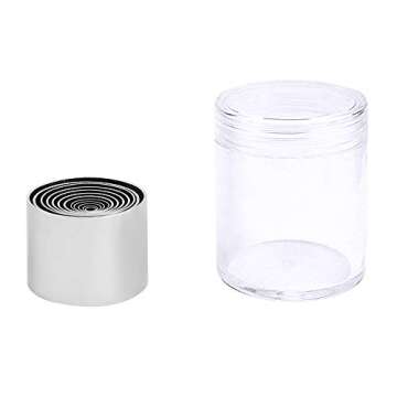 Fireboomoon 12 PCS Hole Hollow Punch Cutter Set with Storage Case,Stainless Steel Round Circle Ring Clay Cutters Ceramics Dotting Baking Indentation Mold Tools for Polymer Clay Pottery Handmade Craft