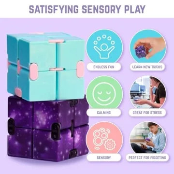 BUNMO Infinity Cube Fidget Toy - Engaging Stress Relief Toy