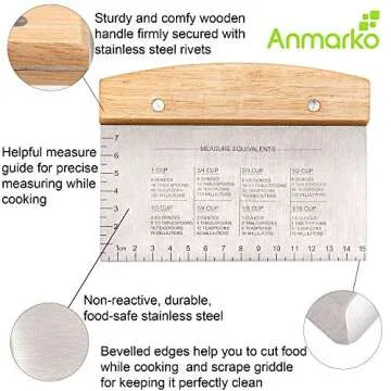 Premium Dough Cutter for Home Chefs - Versatile and Durable