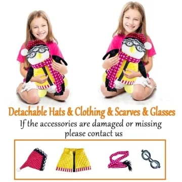 YCZTXSJT Penguin Hugsy Plush Doll - Adorable Companion for Kids