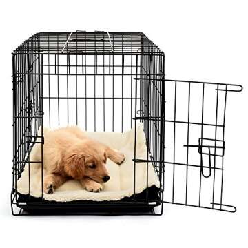 DERICOR Pet Bed Crate Pad 30" Plush