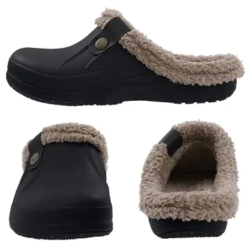 Fur Lined Waterproof Clogs for Women & Men